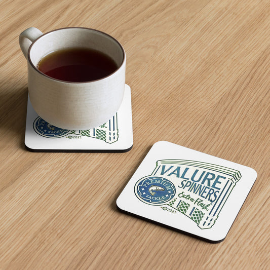 Cork-back coaster