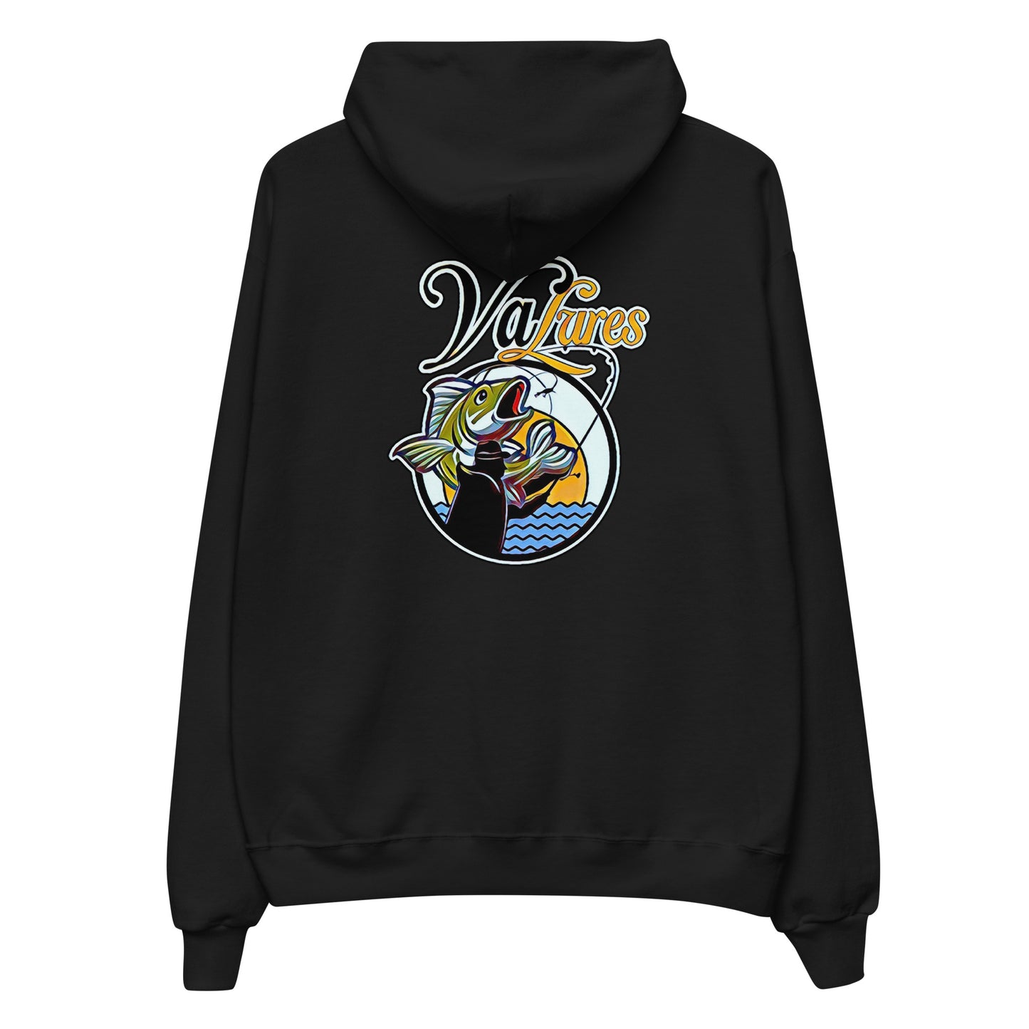 double sided logo hoodie